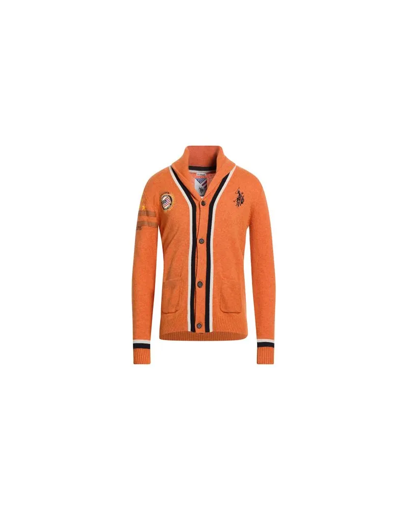 U.S. Polo Assn.  STRICKWAREN - Strickjackenauf YOOX.COM Orange