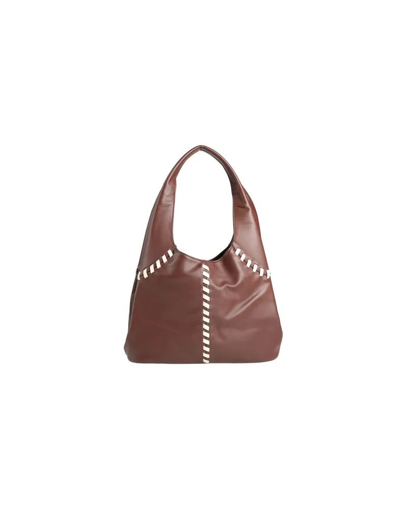 THEMOIRÈ TASCHEN - Schultertaschenauf YOOX.COM Schokobraun