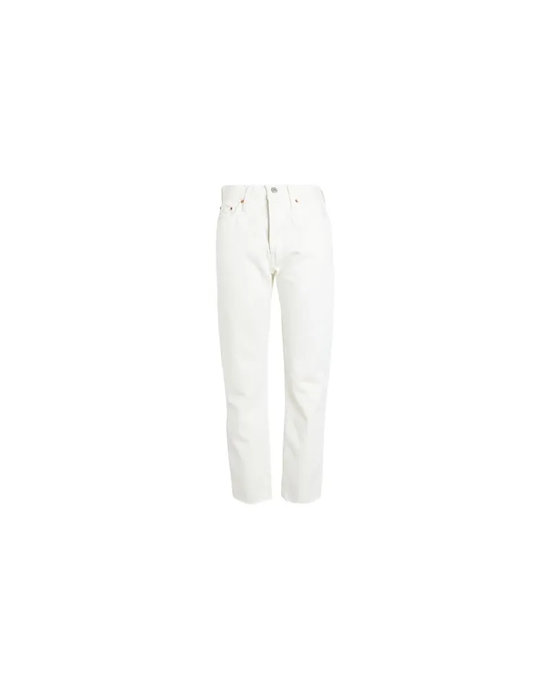 Levi's 501® JEANS FOR WOMEN   - HOSEN & RÖCKE - Jeanshosenauf YOOX.COM Elfenbein