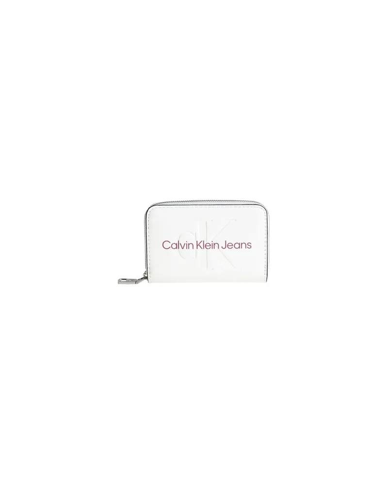 Calvin Klein Kleinlederwaren - Brieftaschenauf YOOX.COM Elfenbein