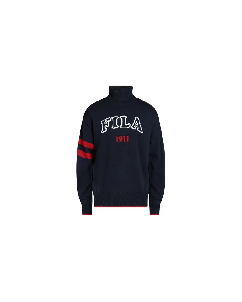 Fila STRICKWAREN - Rollkragenpulloverauf YOOX.COM Marineblau