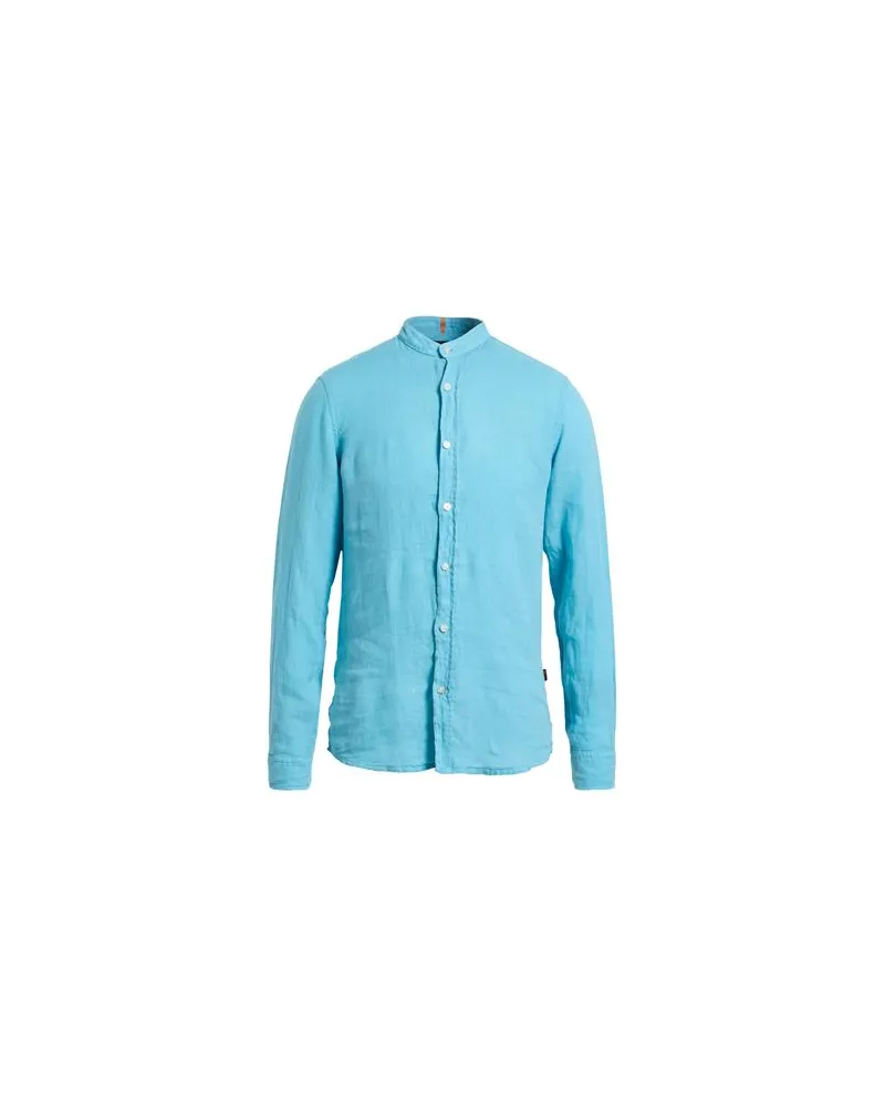 HUGO BOSS TOPS - Hemdenauf YOOX.COM Azurblau