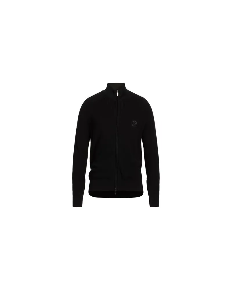 Giorgio Armani STRICKWAREN - Strickjackenauf YOOX.COM Schwarz