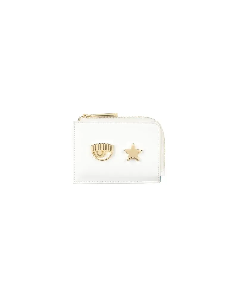 Chiara Ferragni Kleinlederwaren - Brieftaschenauf YOOX.COM Weiß
