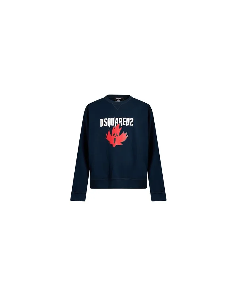 Dsquared2 TOPS - Sweatshirtsauf YOOX.COM Nachtblau