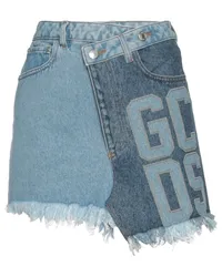 GCDS Jeansrock Blau