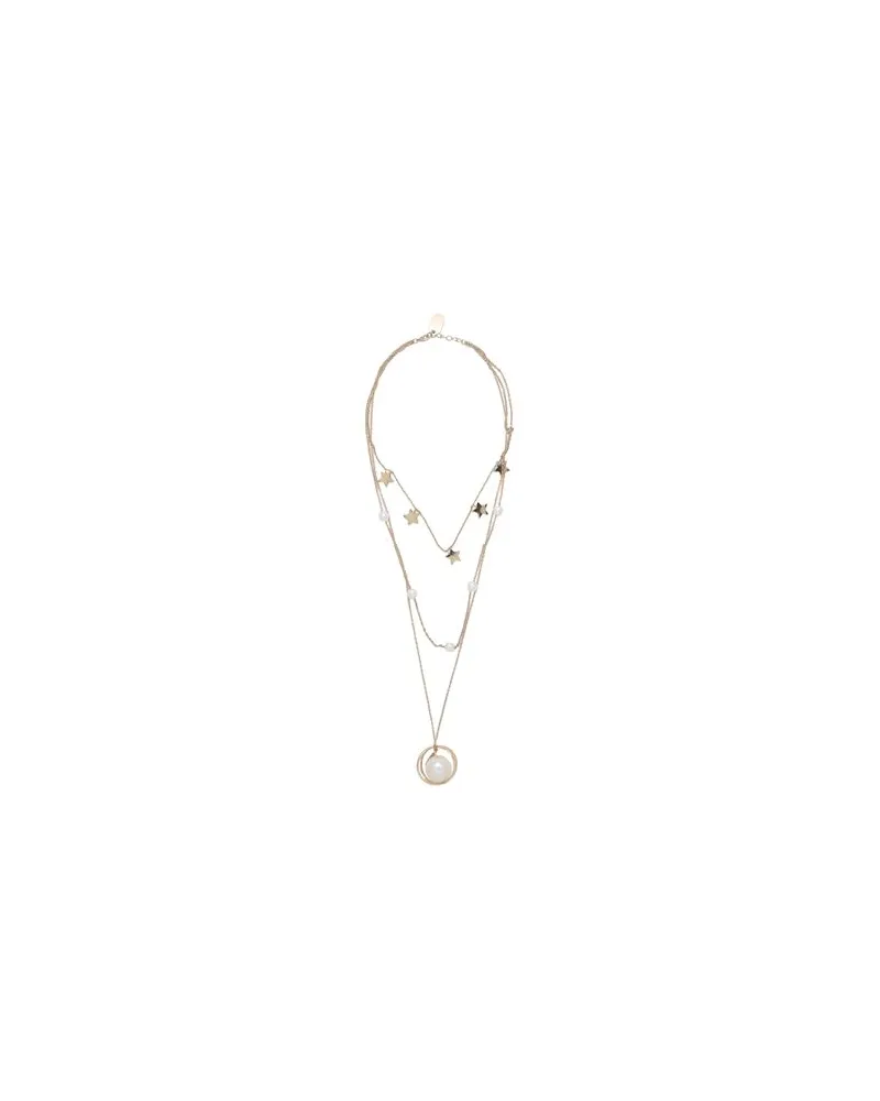 Karl Lagerfeld K/CONSTELLATION PEARL NECKLACE  - SCHMUCK und UHREN - Halskettenauf YOOX.COM Gold