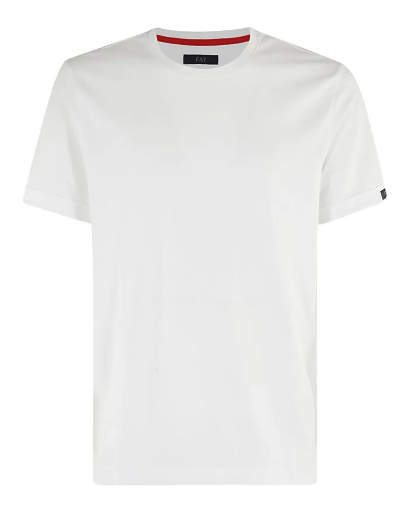 Fay T-shirts Weiß