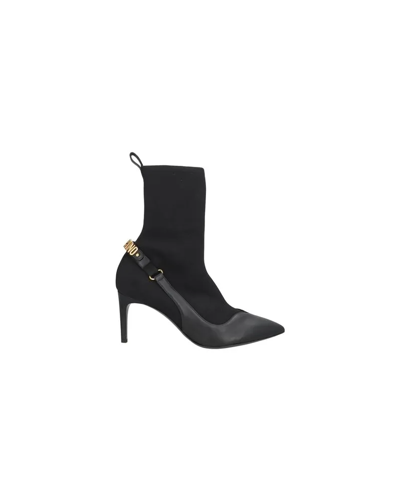 Moschino SCHUHE - Stiefelettenauf YOOX.COM Schwarz