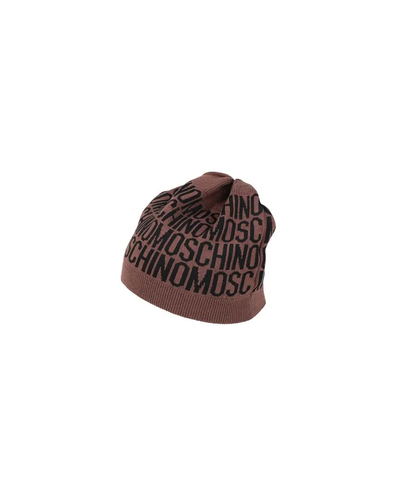 Moschino COUTURE - ACCESSOIRES - Mützen & Hüteauf YOOX.COM Braun