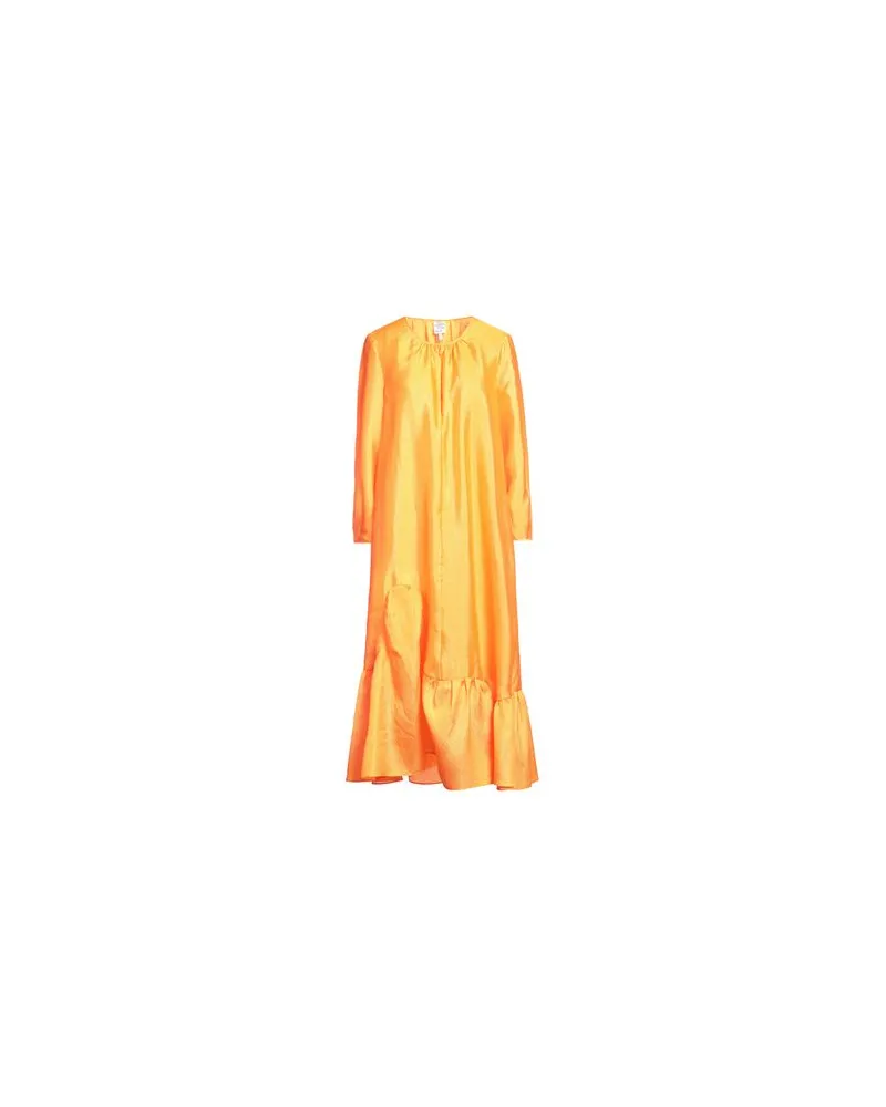 Baum und Pferdgarten KLEIDER - Midi-Kleiderauf YOOX.COM Orange
