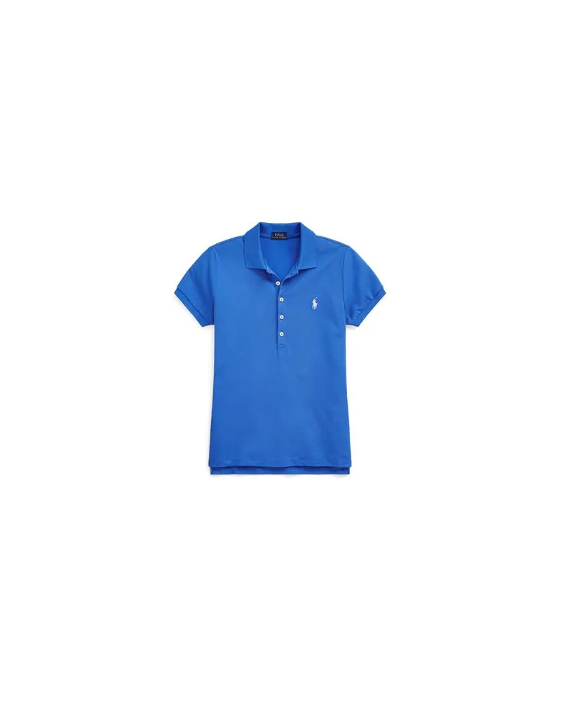 Ralph Lauren SLIM FIT STRETCH POLO SHIRT  - TOPS - Poloshirtsauf YOOX.COM Blau