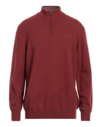 Hackett Rollkragenpullover Rostrot