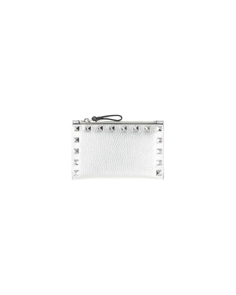 Valentino Garavani Kleinlederwaren - Brieftaschenauf YOOX.COM Silber