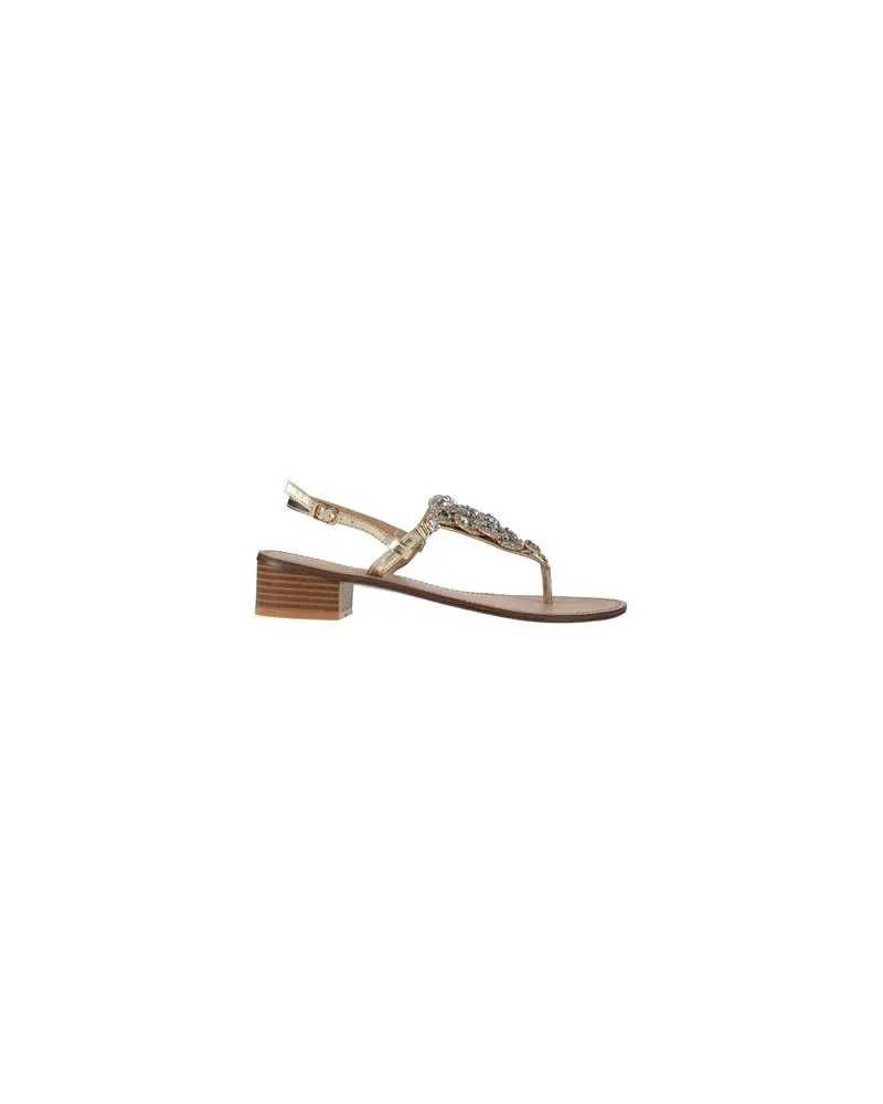 Gai Mattiolo SCHUHE - Zehentrennerauf YOOX.COM Gold