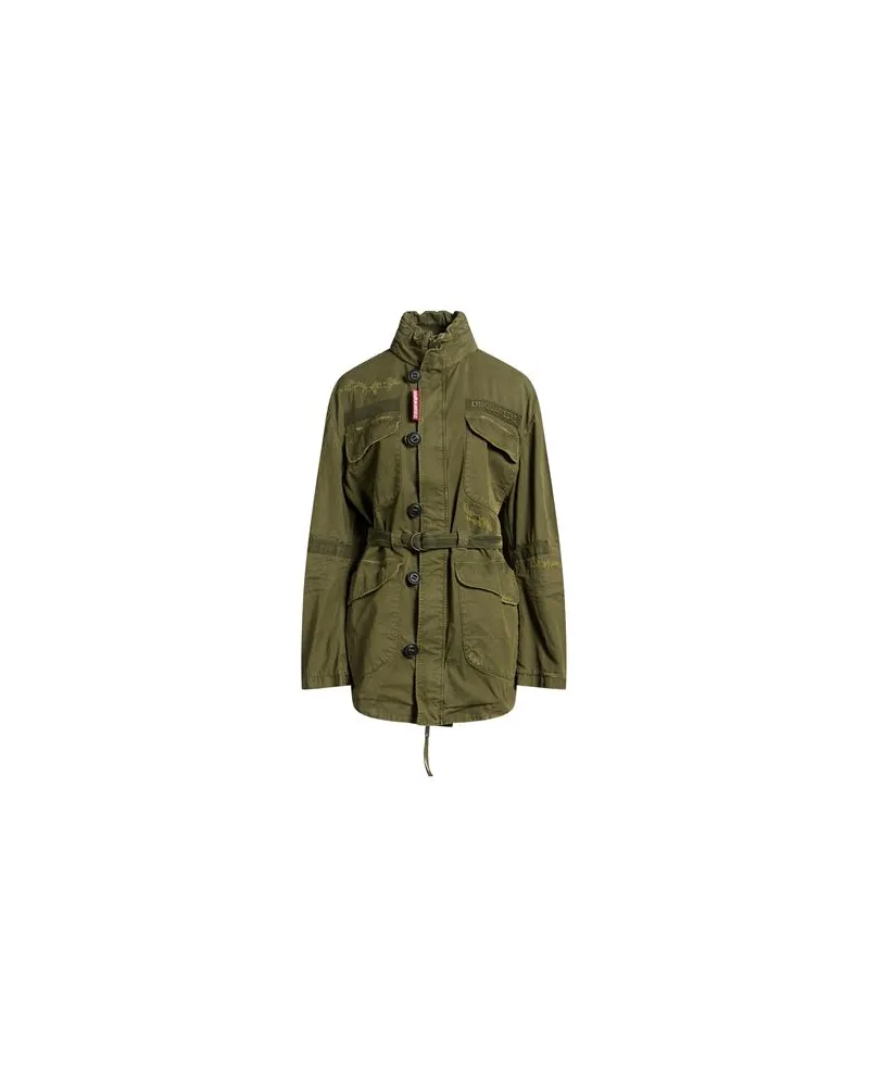Dsquared2 JACKEN & MÄNTEL - Mäntelauf YOOX.COM Militärgrün