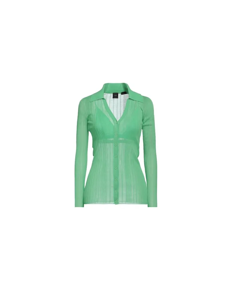 Pinko STRICKWAREN - Strickjackenauf YOOX.COM Grün