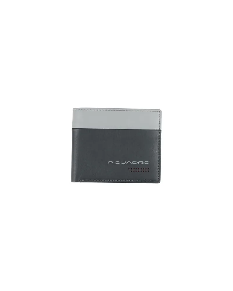 Piquadro Kleinlederwaren - Brieftaschenauf YOOX.COM Blei