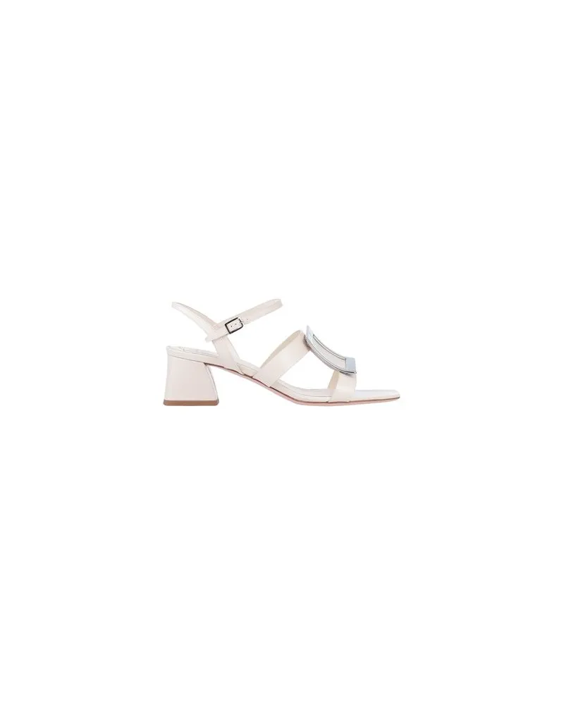 Roger Vivier SCHUHE - Sandalenauf YOOX.COM Elfenbein