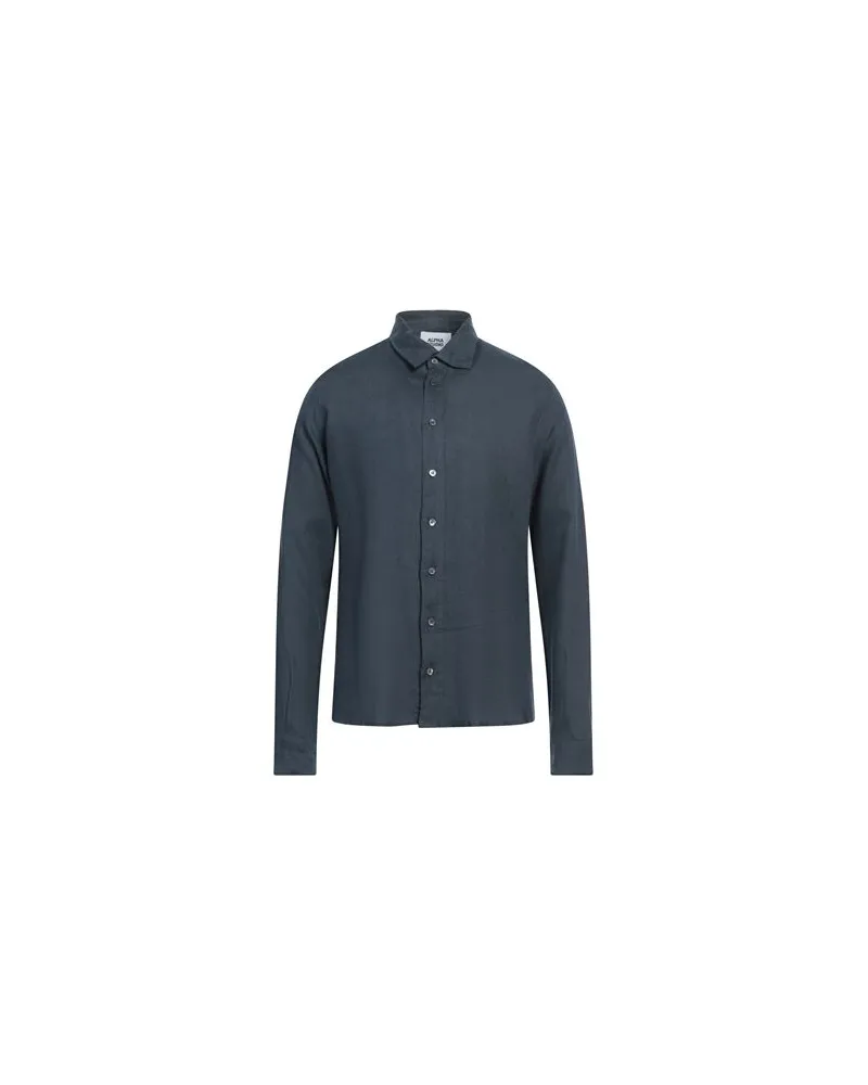 Alpha Studio TOPS - Hemdenauf YOOX.COM Nachtblau