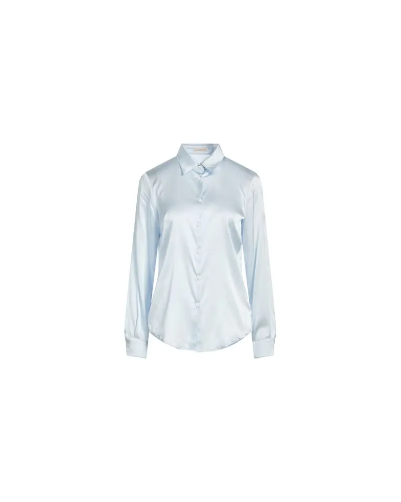 Camicettasnob TOPS - Hemdenauf YOOX.COM Hellblau