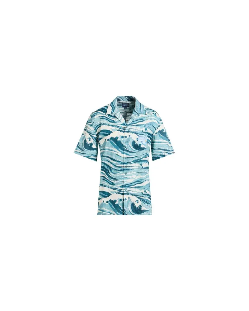 Kitsuné X VILEBREQUIN - TOPS - Hemdenauf YOOX.COM Aquamarin