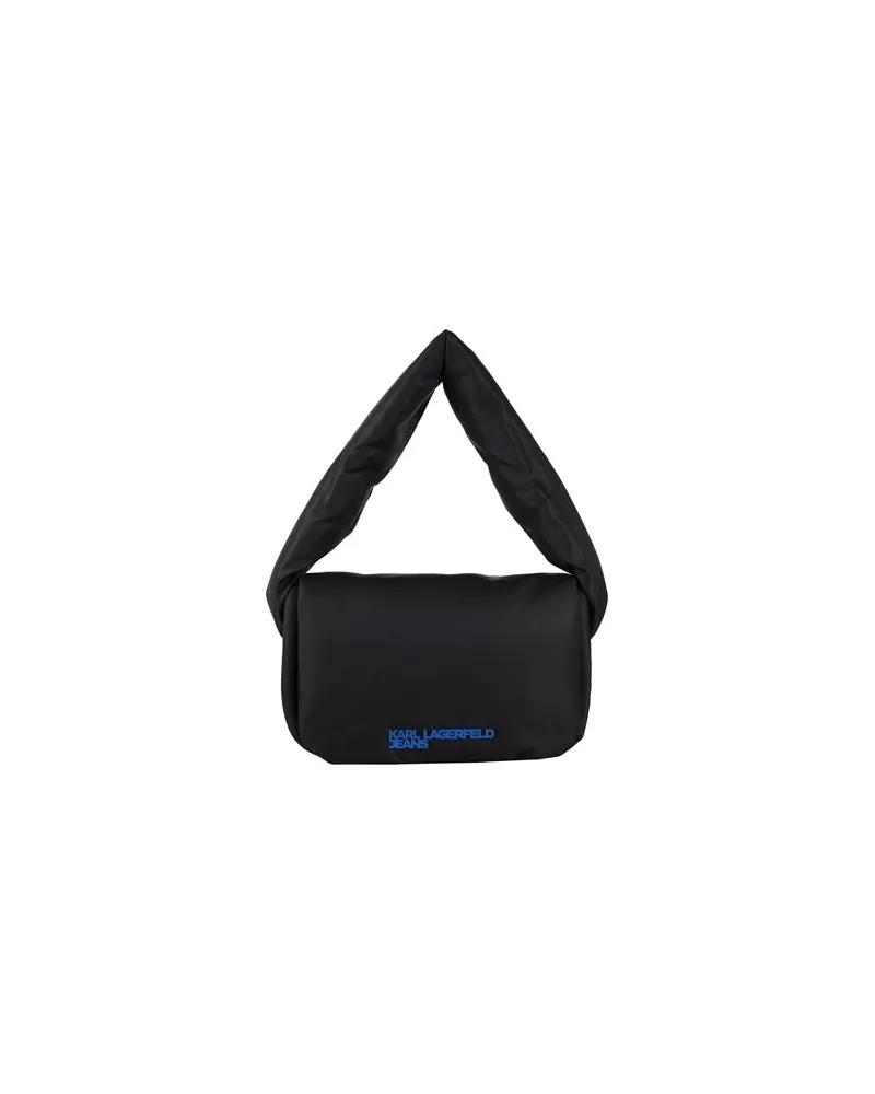 Karl Lagerfeld PADDED NYLON SHOULDER BAG FLAP  - TASCHEN - Handtaschenauf YOOX.COM Schwarz