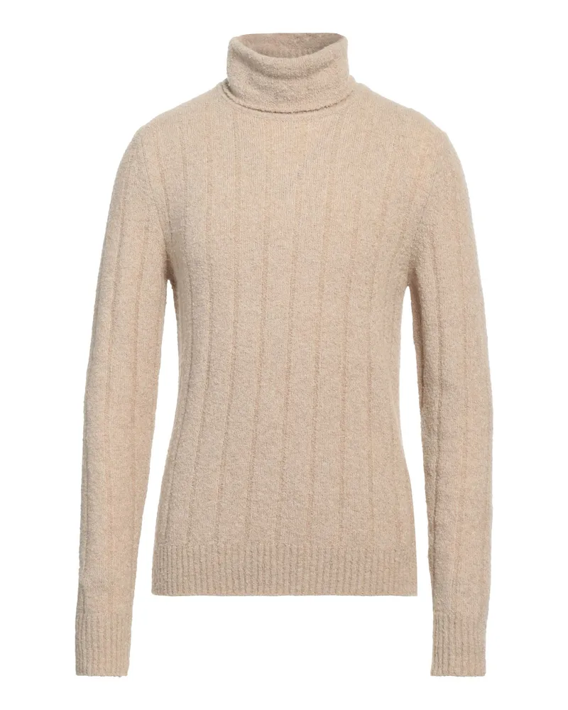 LARDINI Rollkragenpullover Beige