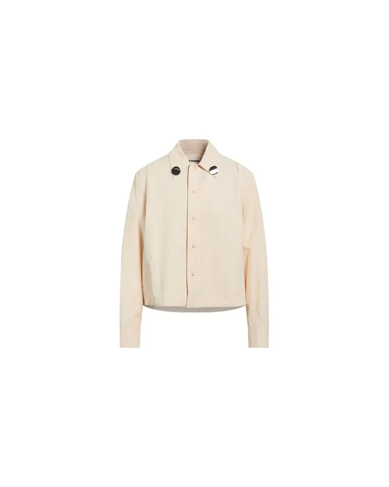Jil Sander TOPS - Hemdenauf YOOX.COM Cremeweiß