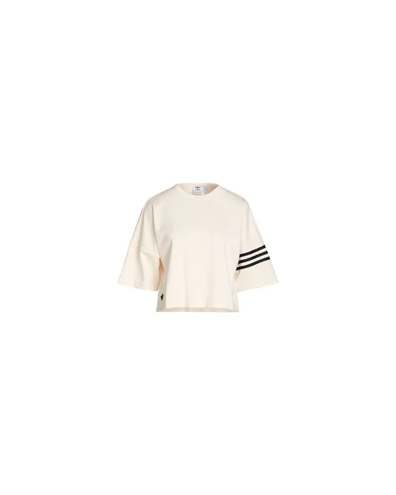 adidas T-SHIRT  - T-SHIRT - TOPS - T-shirtsauf YOOX.COM Cremeweiß
