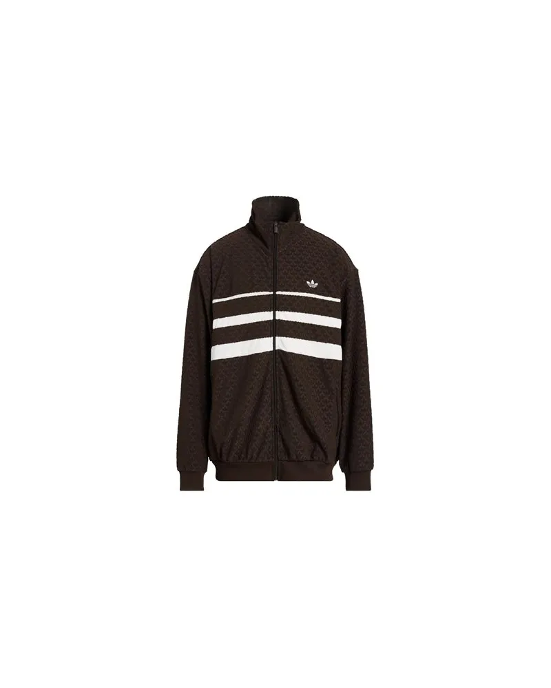 adidas TOPS - Sweatshirtsauf YOOX.COM Dunkelbraun
