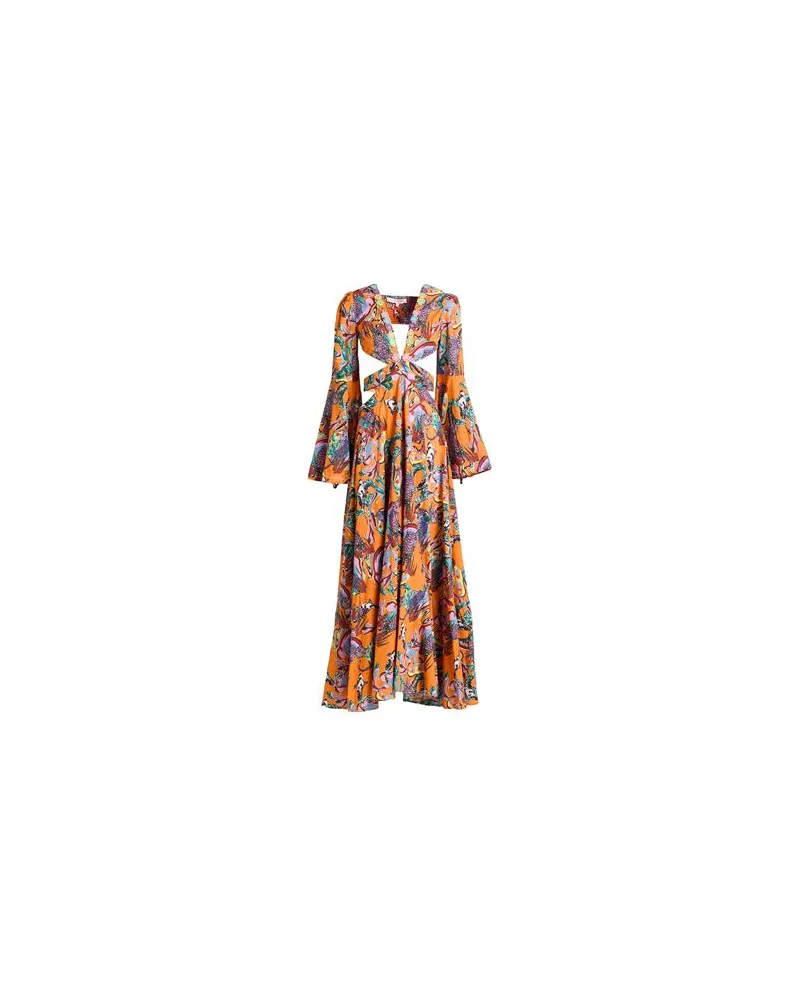 Connor & Blake KLEIDER - Maxi-Kleiderauf YOOX.COM Orange