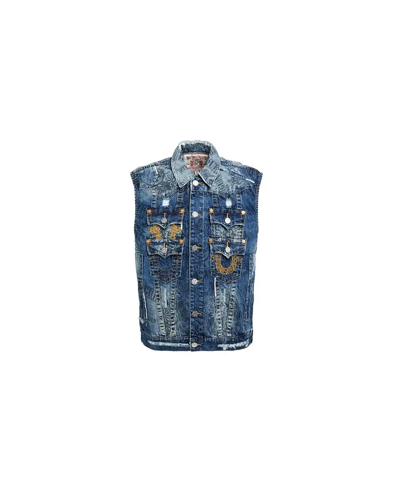 True Religion JACKEN & MÄNTEL - Jeansjacken/Mäntelauf YOOX.COM Blau