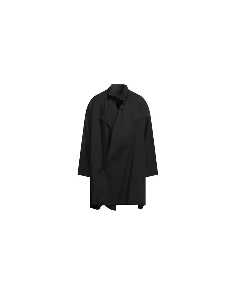 Yohji Yamamoto JACKEN & MÄNTEL - Jacken, Mäntel & Trenchcoatsauf YOOX.COM Schwarz