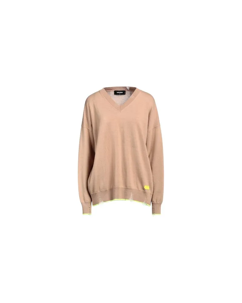 Dsquared2 STRICKWAREN - Pulloverauf YOOX.COM Kamel
