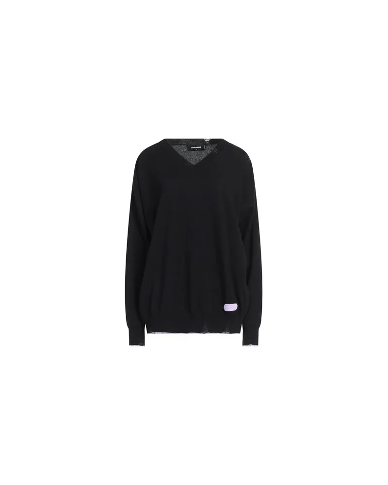 Dsquared2 STRICKWAREN - Pulloverauf YOOX.COM Schwarz