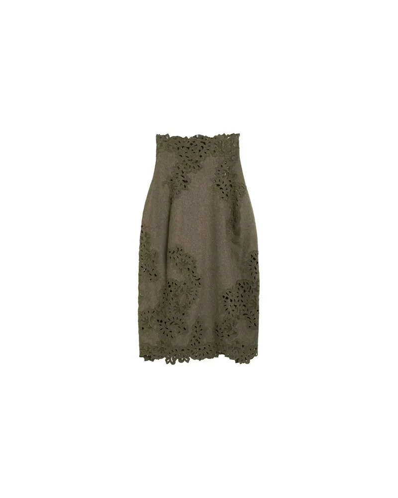 Ermanno Scervino HOSEN & RÖCKE - Midi-Röckeauf YOOX.COM Militärgrün