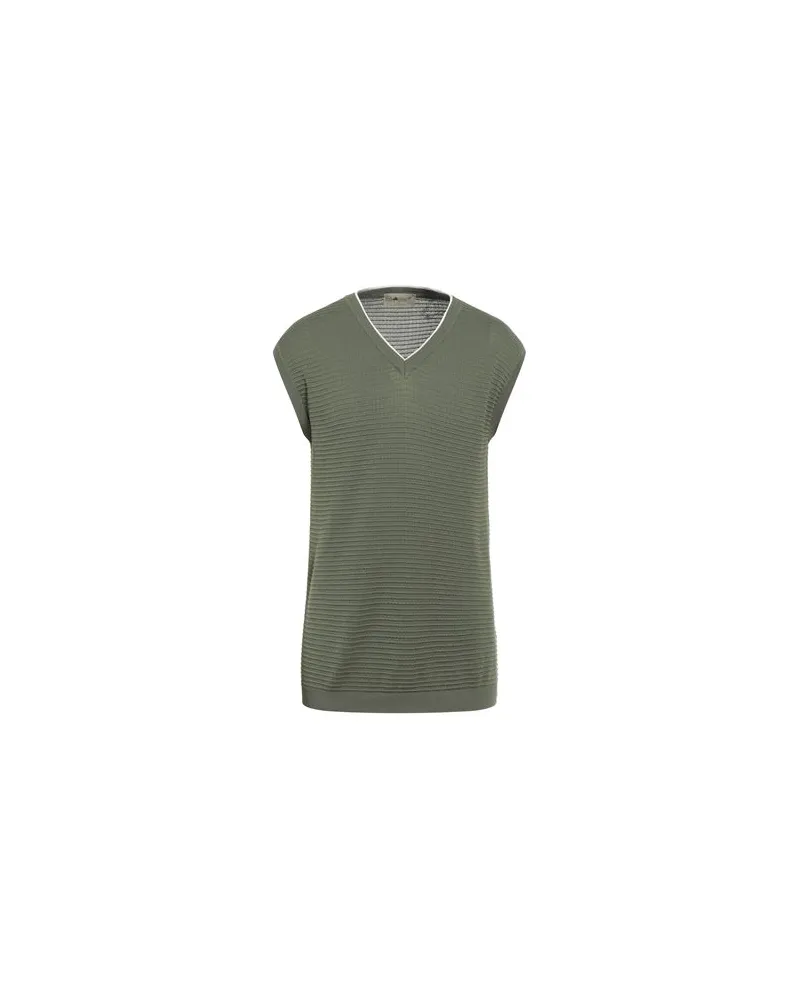 Irish Crone STRICKWAREN - Pulloverauf YOOX.COM Militärgrün