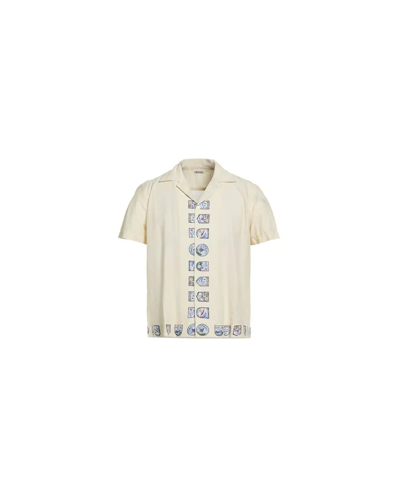 BODE TOPS - Hemdenauf YOOX.COM Cremeweiß