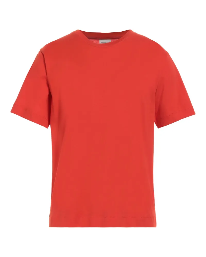 Dries van Noten T-shirts Tomatenrot