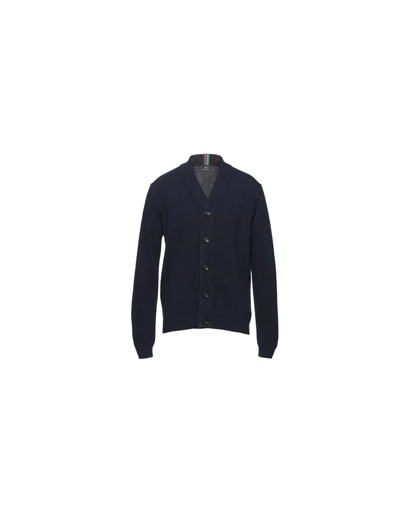 Paul Smith MENS BUTTON THRU CARDIGAN  - STRICKWAREN - Strickjackenauf YOOX.COM Nachtblau