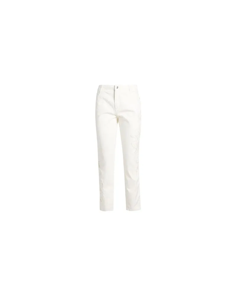Ermanno Scervino HOSEN & RÖCKE - Jeanshosenauf YOOX.COM Weiß