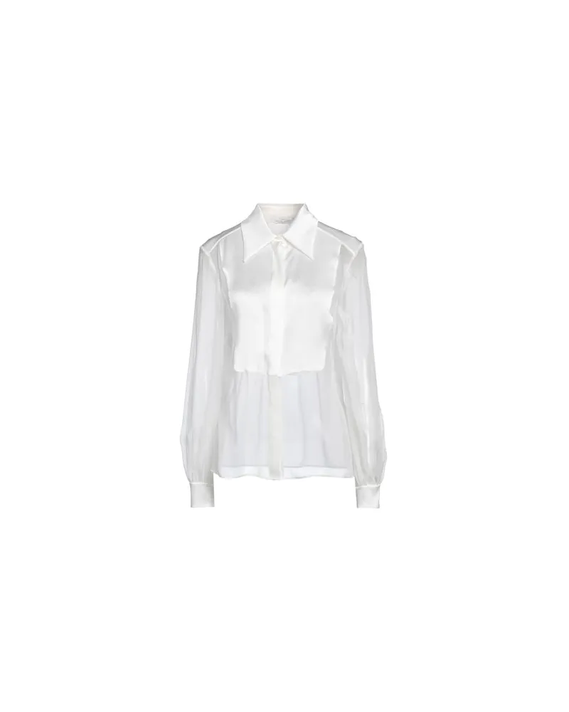 Alberta Ferretti TOPS - Hemdenauf YOOX.COM Weiß