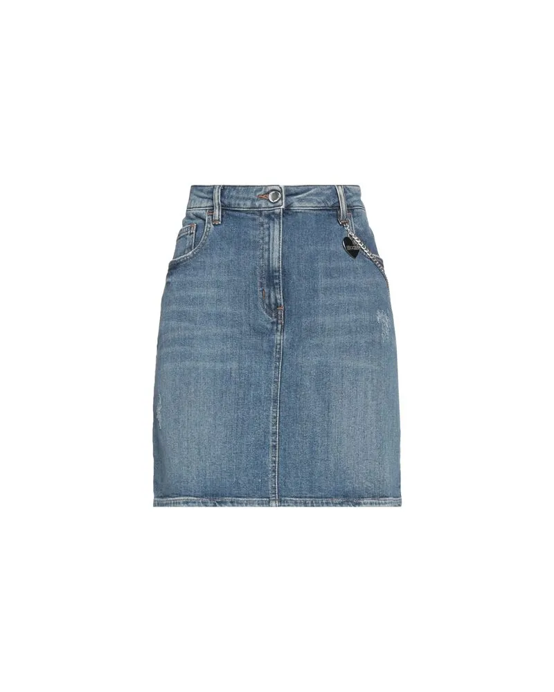 Moschino HOSEN & RÖCKE - Jeansröckeauf YOOX.COM Blau
