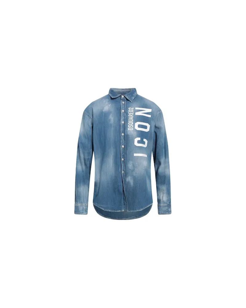 Dsquared2 TOPS - Jeanshemdenauf YOOX.COM Blau