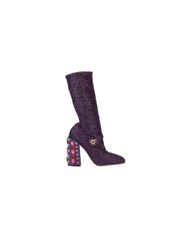Dolce & Gabbana SCHUHE - Stiefelauf YOOX.COM Violett