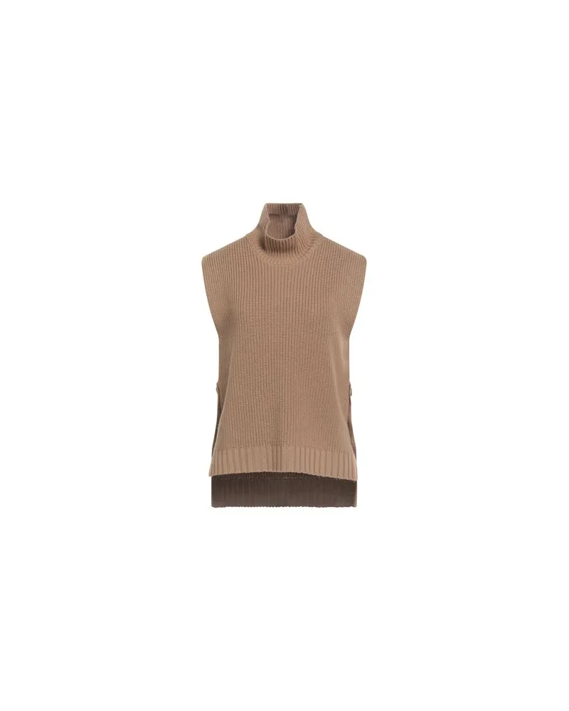Alpha Studio STRICKWAREN - Rollkragenpulloverauf YOOX.COM Braun