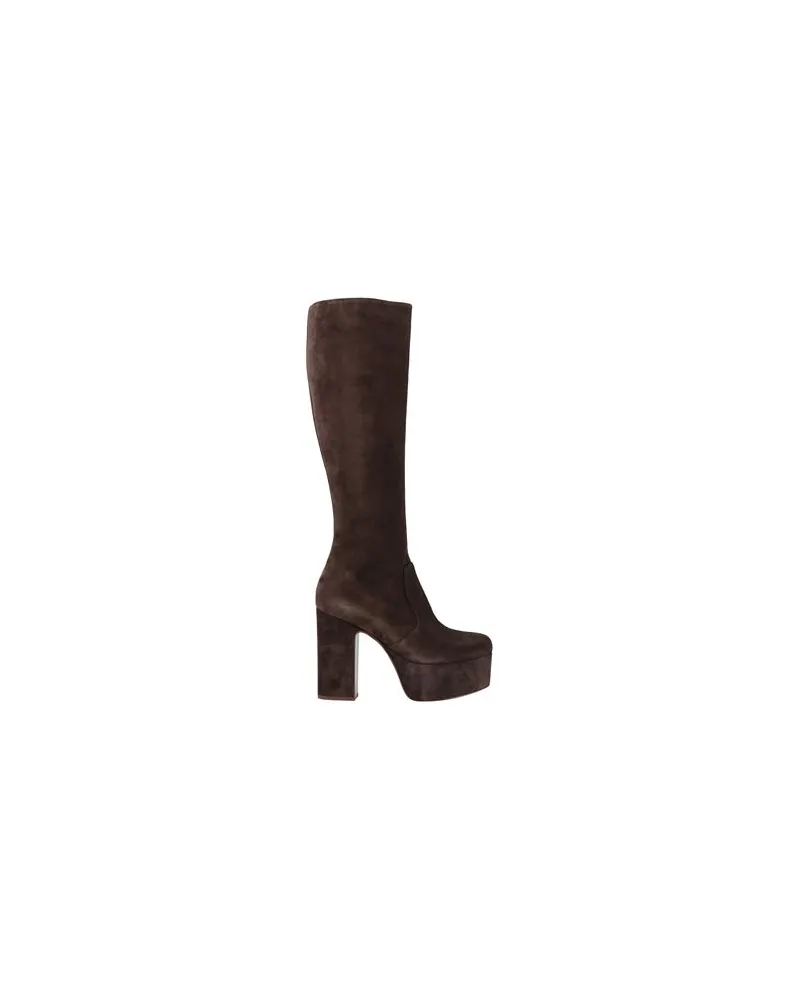Casadei SCHUHE - Stiefelauf YOOX.COM Schokobraun