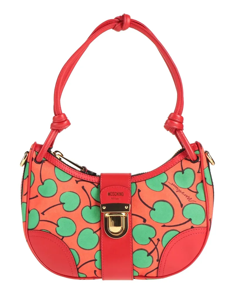 Moschino Handtaschen Tomatenrot