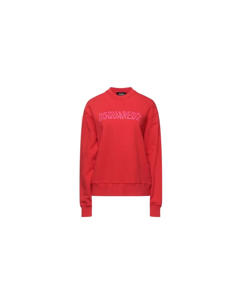Dsquared2 TOPS - Sweatshirtsauf YOOX.COM Rot